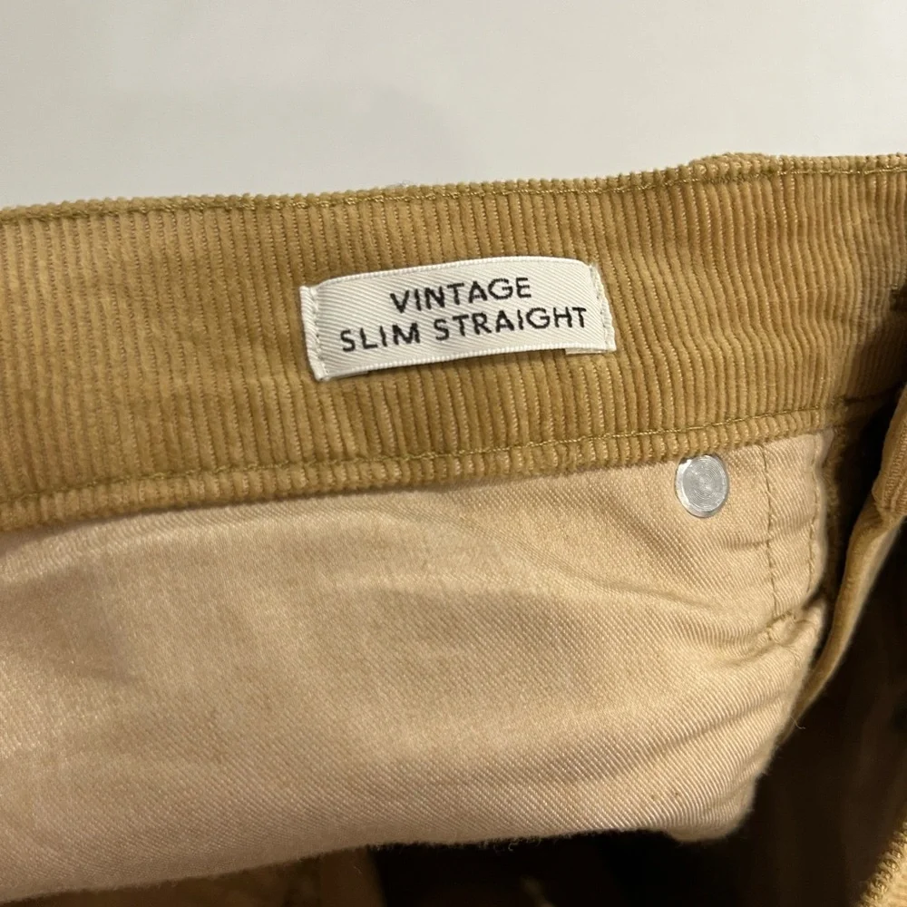 J. CREW VINTAGE SLIM STRAIGHT CORDUROY (179)